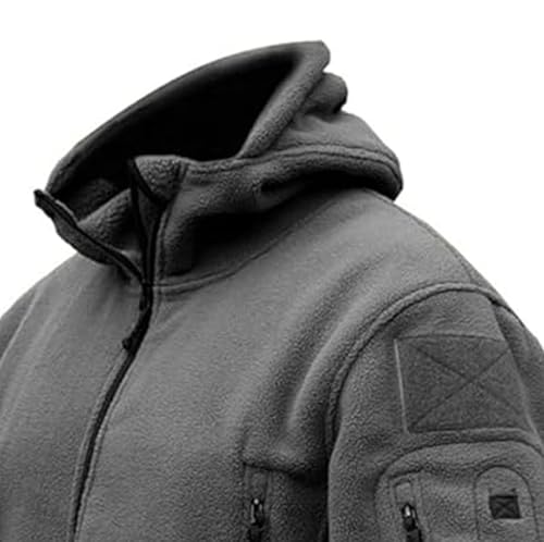 Chaqueta con capucha de forro polar para hombre Maiyifu-GJ miniatura 6