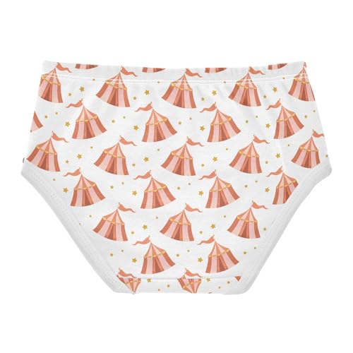 Girls' Underwear Circus Tents Cotton Stretch Comfort Toddler Panties2