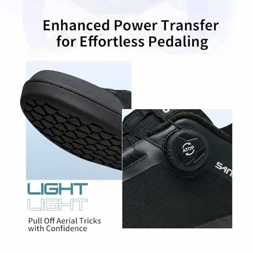 Image of MTB Mountain Bike Shoes for XC /Enduro /DH Cycling, Speed Lace Dial System Stability(Flat Pedal /Clipless Version)