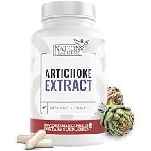 Artichoke 500 mg - Natural Artichoke Extract for Liver Health Supplement - Digestive Support for Women & Men - Vegan, Dairy & Gluten Free, Non-GMO - 30 Capsules