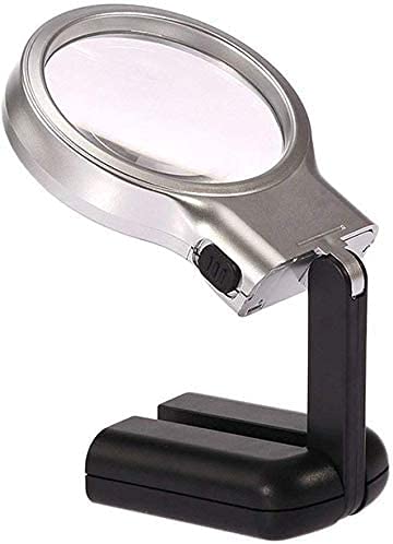 Loupe grossissante LED HD Magrand double utilisation contre la fatigue visuelle