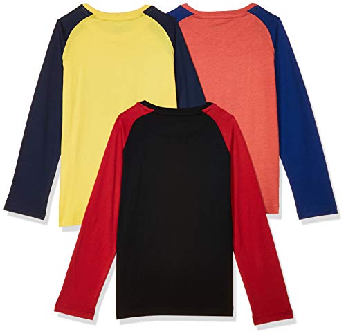 Image of Amazon Brand - Jam & Honey Boy's Regular Fit T-Shirt (Pack of 3)
