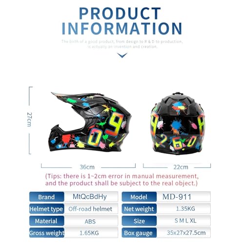Casque moto cross ECE 22.06 idéal contre chocs en quad - 7