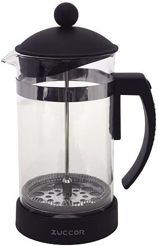 ZUCCORZUCCOR 32 Oz. Milano Heat Resistant (Borosilicate) Gourmet Coffee Press (BLACK)
