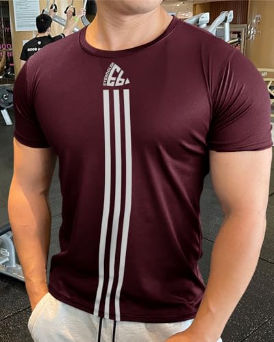 Image of Noble Monk Men's Regular Fit T Shirt |Half Sleeves |Round Neck | Casual T-Shirt for Me