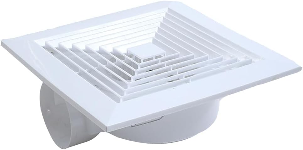 バスルームファン静かな浴室換気、取り付けが簡単&amp;交換するのために四角い天井または壁掛け換気扇, 10inch