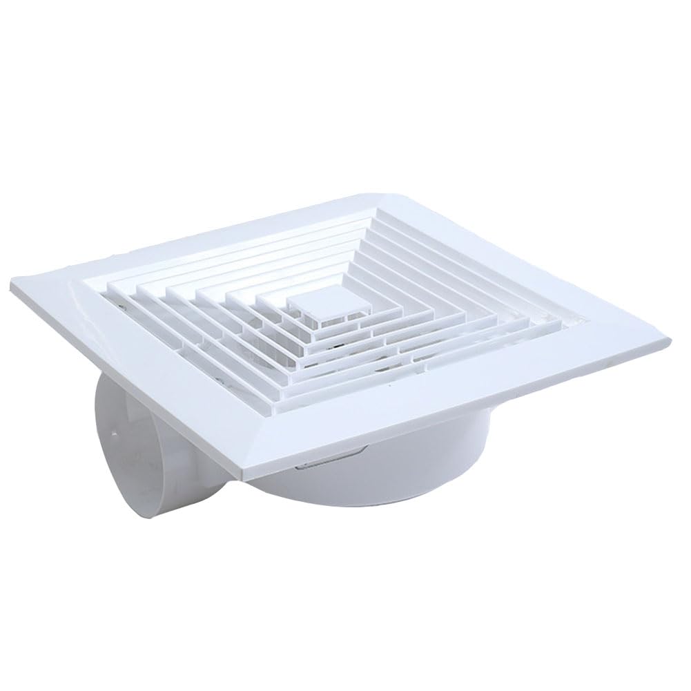 Baño Ventilador de Escape Reemplazar Ventilador de Techo ventilado Súper silencioso Plaza Difusor de Aire del Techo,Shunt Ventilador de Escape Portada, 12inch
