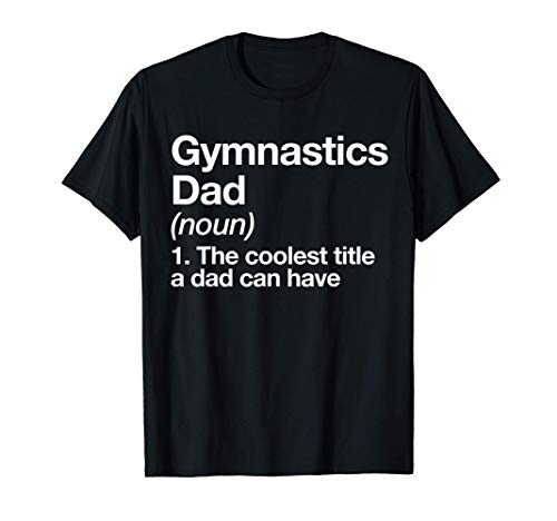 Papá de Gimnasia Definition Funny Deportes Camiseta