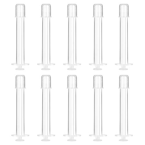 Cream Applicators (10 Count), with Small Cap for Female Women Ladies