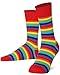 Mysocks Unisex Ankle Socks Stripe Rainbow