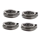 KICHOUSE Clock Spare Mainspring 4 Pezzi in Acciaio Adatto per Orologi Meccanici con Installazione Facile