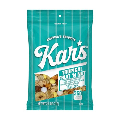 Kar’s Nuts Tropical Fruit ‘N Nut Trail Mix, 2.5 oz Grab & Go Bags, Individual Snack Packs (Pack of 42), Gluten-Free Trail Mix Snack - image 1