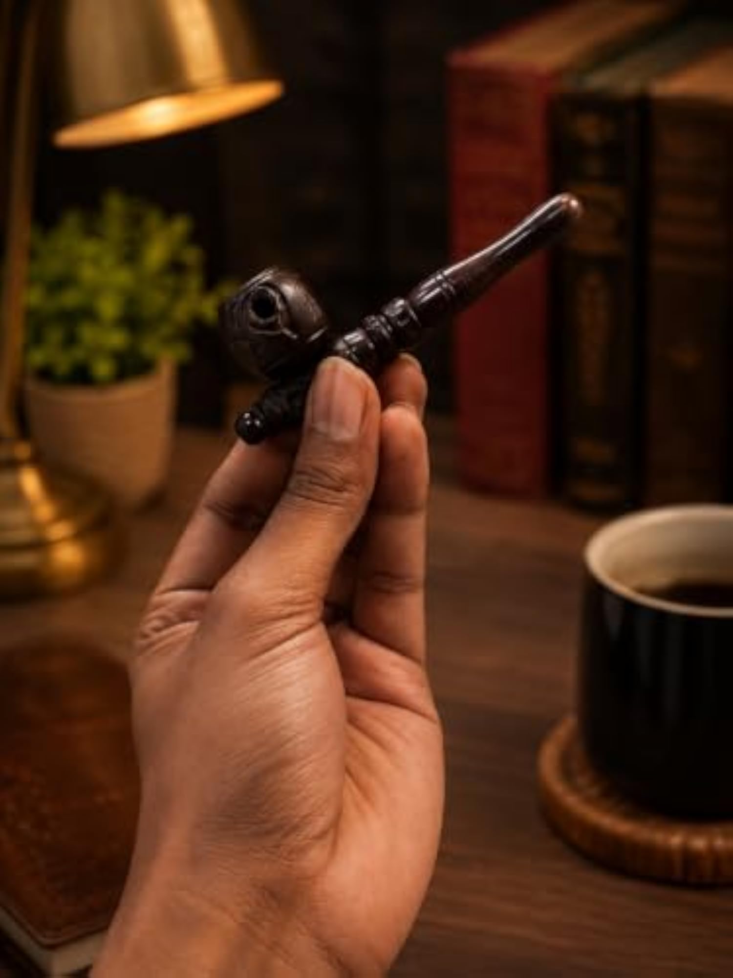 Wood Smoking Pipe, Traditional Hookah Accessory with Premium Design