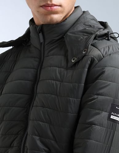 Image of Flying Machine Corp Slay Puffer Hooded Jacket