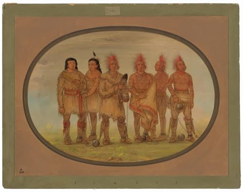 Tableau George Catlin impression sur toile de maître 60x90cm Black Hawk