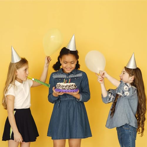 Image of Party Propz Colorful Polka Dot Blowouts - 10 Pcs Kids Party Supplies | Hooter | Noise Blower | Whistle Blowers | Whistles Toy | Whistle Toys For Kids | Party Noisemaker Blowouts (Paper)