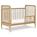 Namesake Liberty 3-in-1 Convertible Baby Crib w/Wooden Toddler Bed and Daybed Conversion - Durable, Easy to Assemble & GREENGUARD Gold Certified - 4 Adjustable Mattress Heights - Honey