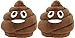 PlushMoji Poop Emoji Slippers (Large) Brown