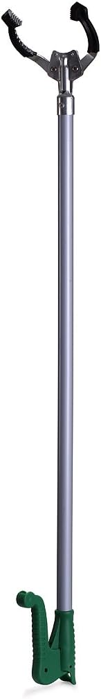 Grabber Handy Heavy Duty Mobility Aid Best Reaching 36" Extra Long with Aluminum Handle Pick-up Tool Kitchen Shelves Gadget Litter Picker Trash Garbage All Purpose Mechanical Assist Tool Arm Extension