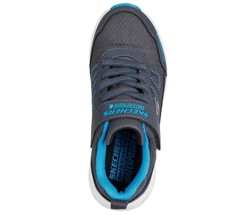 Image of Skechers Boys' Skechers Elite Sport Tread Trainers, Sports Shoes, Gray Synthetic Textile Blue Trim, 2 UK