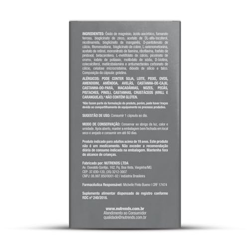 Nutrends Revigoran Bioativo Az Premium 60 Cápsulas