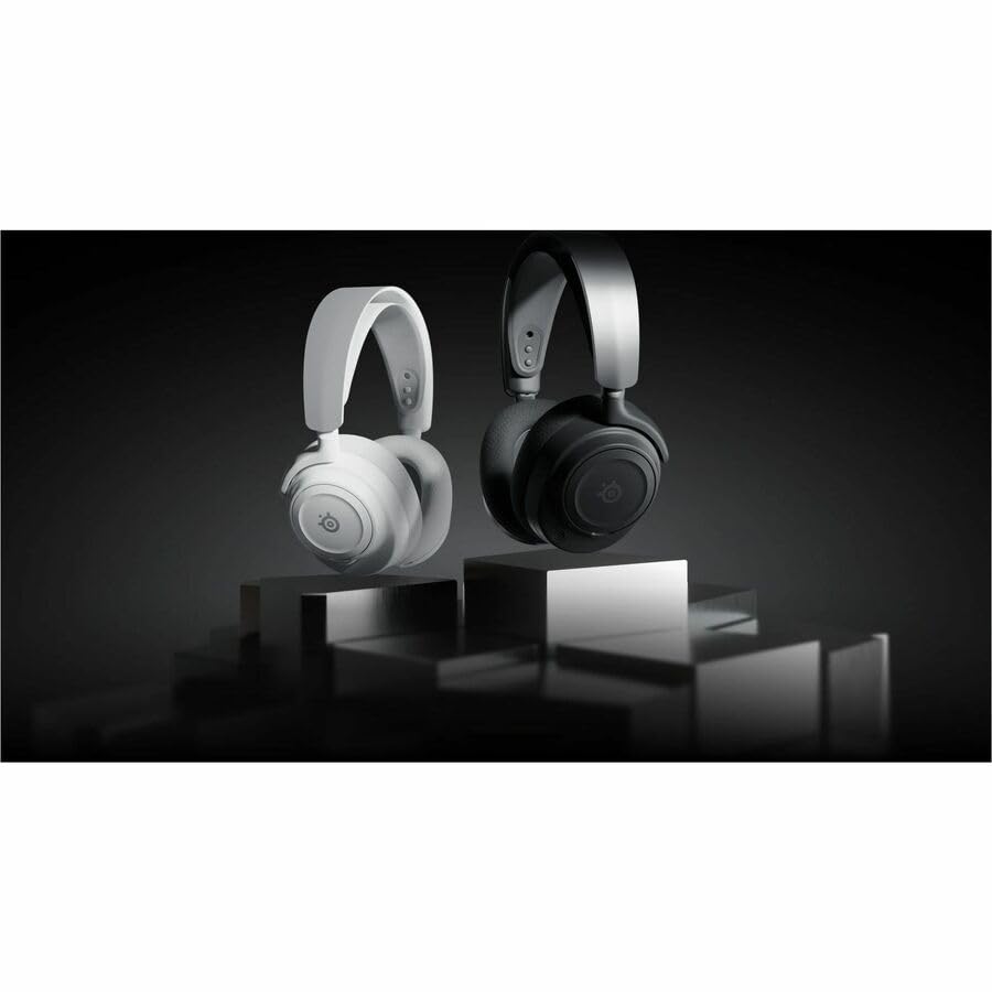 Image of SteelSeries Arctis Nova 7 Wireless Gen 2 Gaming Headset - Real-Time App Control, 50+ HR Play, Neodymium Drivers, Mix 2.4GHz /Bluetooth, PC, PS5, PS4, Switch 1 /2, Mobile - White