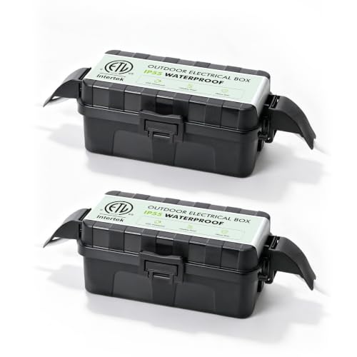 [2 Pack] RESTMO Outdoor Electrical Box IP55 Waterproof