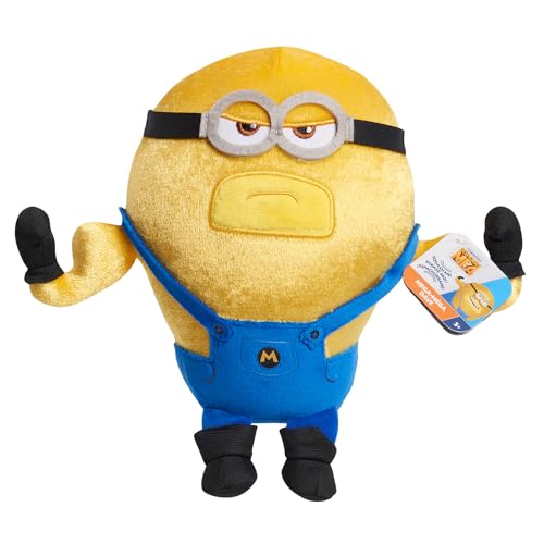 Illumination Minions Despicable Me 4 Squooshy Plush Mega Dave, Kids Toys for Ages 3 Up by Just Play