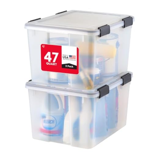 IRIS USA WeatherPro Storage Bins Set
