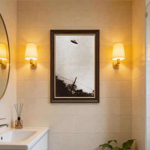 Toile Project Blue Book UFO tableau premium avec cadre suspendu