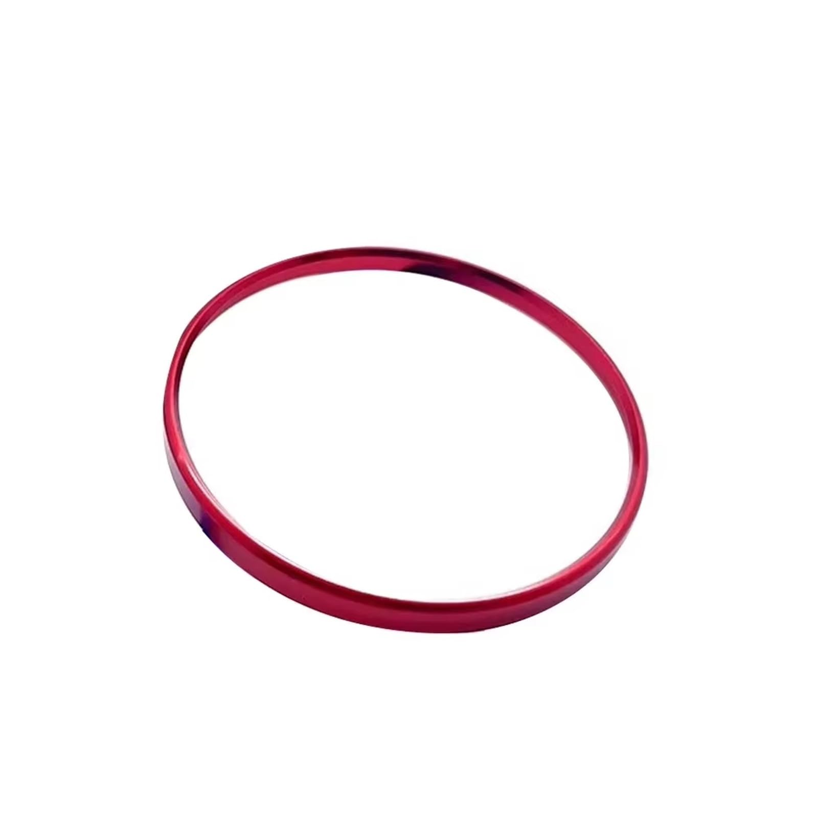 Decorative Stickers Compatible with VW for Golf for Jetta MK5 MK6 for Passat B6 B7 for CC Car Headlight Switch Decorative Frame Trim Ring Sticker(Red)