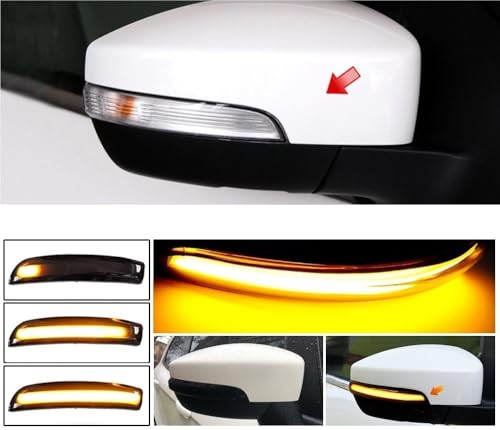Luces señal giro dinámicas espejo retrovisor con parpadeo LED fluido 7