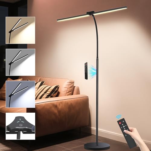 StarMoitic 24W Dual Head LED Floor Lamp