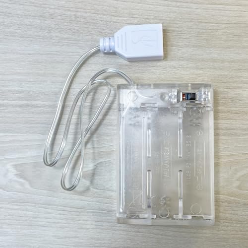 Image of Battery Pack for 5V LED Neon Signs, Converts USB Neon Signs to Battery-Operated, Perfect for Indoor /Outdoor Use