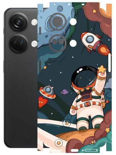 Image of AtOdds - Full Body Back Screen Guard Protector Film - Lamination Wrap Skin Sticker Compatible with ONEPLUS NORD 3 (5G) | Scratchproof Matte Finish (Space)