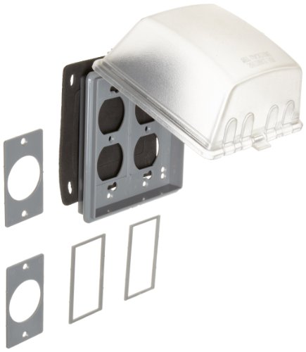 Image of Morris Products 38910 In-Use Weatherproof Cover, 2 Gang