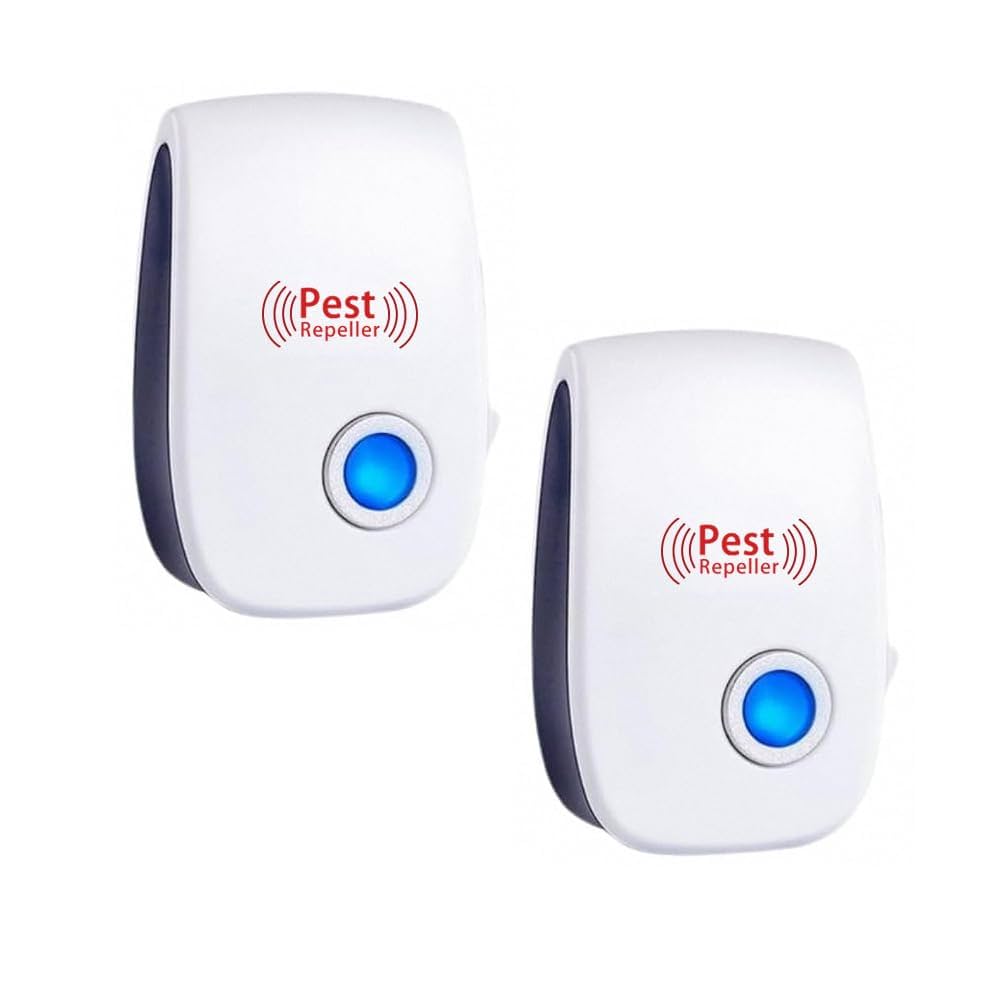 Amazon | （増強版）超音波式害虫駆除機 鼠/ゴキブリ/蚊/蟻/蜘蛛