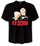 muppets puppen namen Original Muppets-Produkt Muppets T-Shirt Grandmasters Statler & Waldorf Old School in schwarz (XXL)