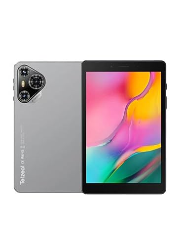 Telzeal P800 Tablet 8 Inch Android 12 Tablet with Dual SIM 6GB RAM 256GB ROM 5G WiFi 5000mAh Battery and Wireless Keyboard (Gray)