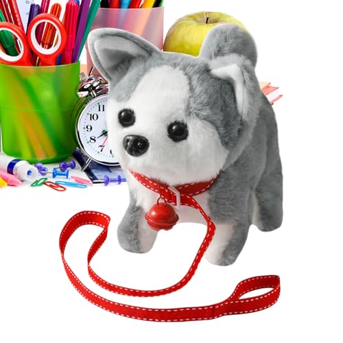Juguete De Perro De Peluche Eléctrico | Mascota Con Cola Revuelva Y Cabeza Aentista - Perro Electrónico Interactivo - Para Chicas Y Cumpleaños, , Navidad