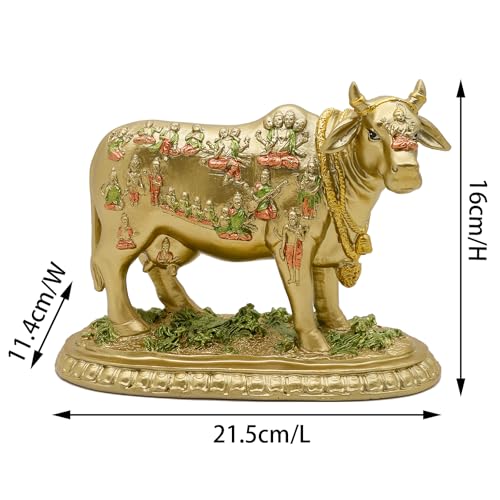 Estatua Cow Kamadhenu Dios Hindu miniatura 5