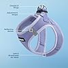 Best Pet Supplies Voyager Step-in Air Harness - All Weather Mesh, Reflective, No Pull Harness for Dogs, Cats - Secure with Hook & Loop Fastener, Buckle, Double D-Rings - Lavender, S #2