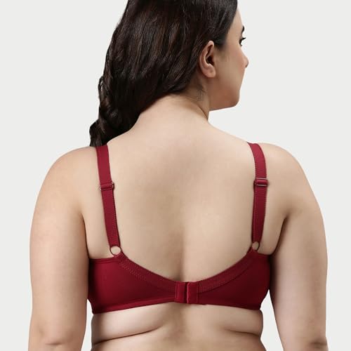 Image of Enamor Innovations Fabcool M-Frame Side Shaper Panel Women's Cotton Everyday Bra - Non Padded, Wirefree, Full Coverage - A014 (Available in Plus Sizes)