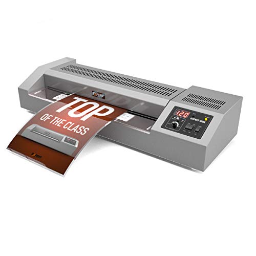 Expert EX450R A2 Size Heavy-Duty Thermal Laminator Machine – Digital Display, Jam-Release Function, Fast and Easy Setup – Ideal for Home, School, and Office , Grey