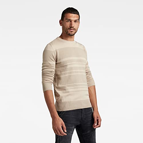 Tricots homme G-STAR stripe knitted pullover en maille rayée casual - 3