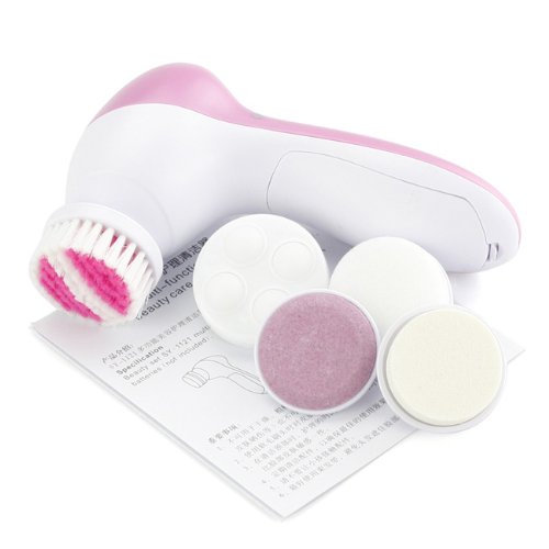 ボディ・フェイスケア wiggly 5-in-1 MULTI CLEANSING DEVICE Amazon.com: 5 IN 1 Facial & Body Cleansing System Kit with CE