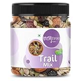 TREE NUTS MIX TRIAL 250gm Organic Super Healthy Mix Dry Fruits and Nuts, Dried Almonds, Cashews, Black Raisins, Kiwi, Apricot, Anjeer, Pumpkin seeds and Many More | Jar packing