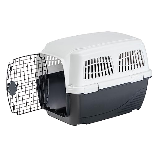 Ferplast Dog Carrier Clipper 4, Iata Approved Dog Travel Crate, Medium Dog Carrier Max 20 Kg, Pet Carrier For Airline, Car, Train, 71 X 50 X H 51 Cm, Steel Door, Secure Closure - 2