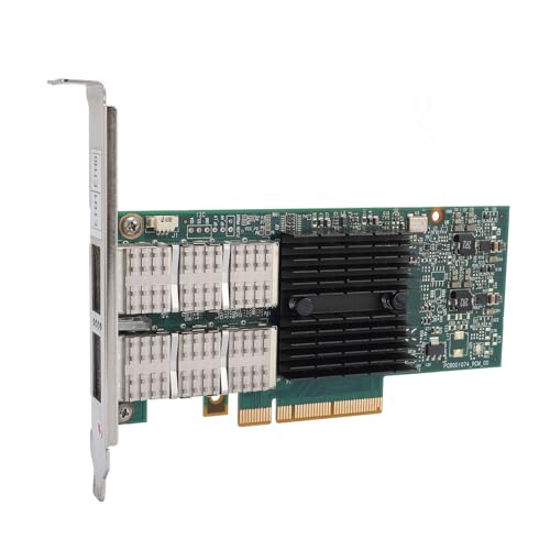 Tarjeta Ethernet PCIe 40Gb Fabater, 2 Puertos 40Gbps, Baja Latencia, PCIe 3.0, Adaptador Ethernet para Fibra Óptica miniatura 5
