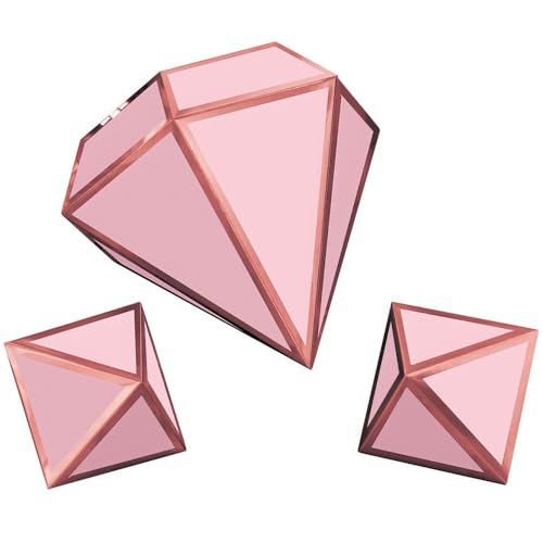 Blush Wedding 3D Table Decorations: Stunning (6" & 8", 3-Piece